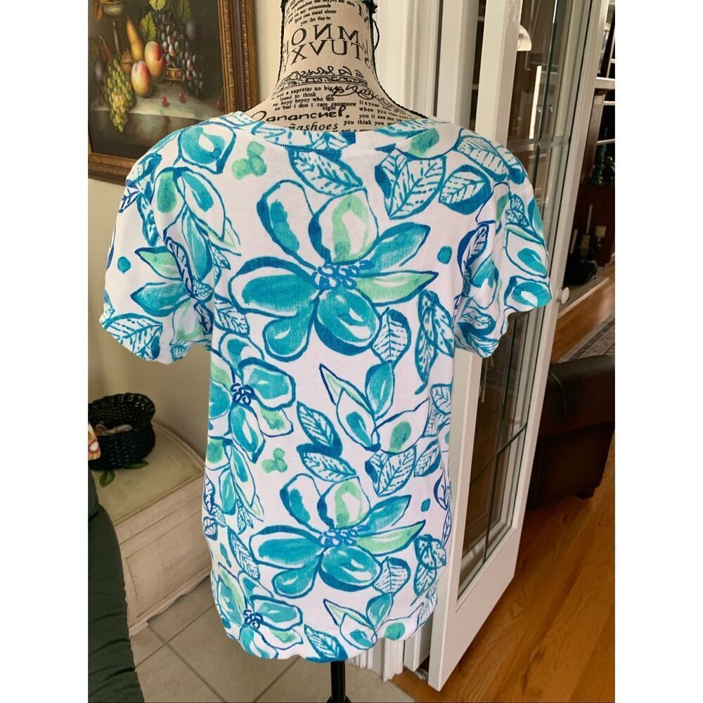 Fresh Produce Tahitian Flower Embrace Me Floral White Tee - Picture 7 of 9